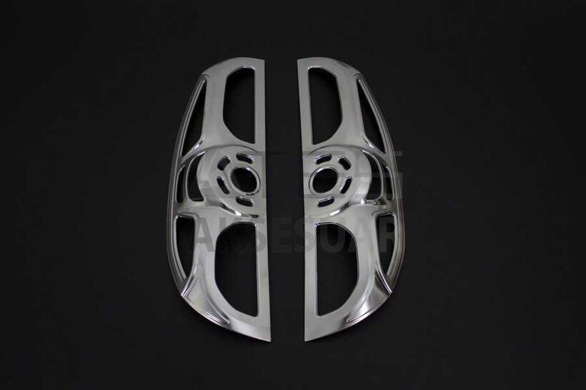 Opel Combo D Saten Krom Stop Çerçevesi 2 Parça Abs 2011-2018 Arası