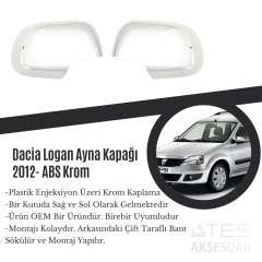 Dacia Logan 2012 Ayna Kapağı ABS Krom