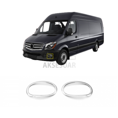 Mercedes Sprinter W906 Krom Sis Çerçevesi 2 Prç. 2013-2018