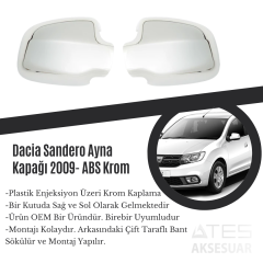 Dacia Sandero 2009 Ayna Kapağı ABS Krom