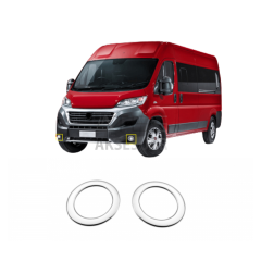 Fiat Ducato Krom Sis Farı Çerçevesi 2 Prç 2014+