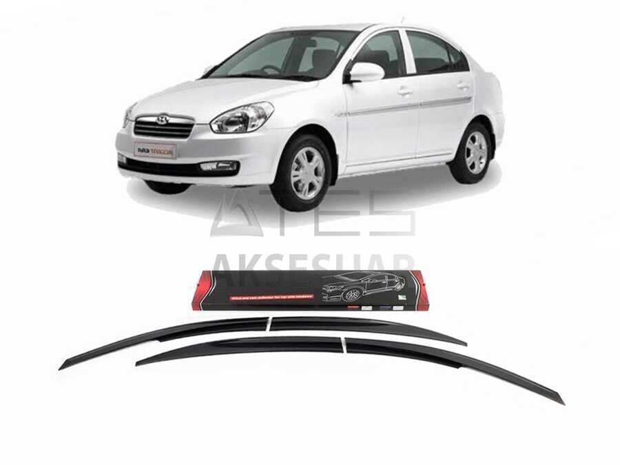 Hyundai Accent Era SunPlex Cam Rüzgarlığı 4 Parça 2006 ve Sonrası