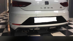 Seat Leon Mk3 Makyajlı Kasa Tek Çıkışlı Arka Difüzör