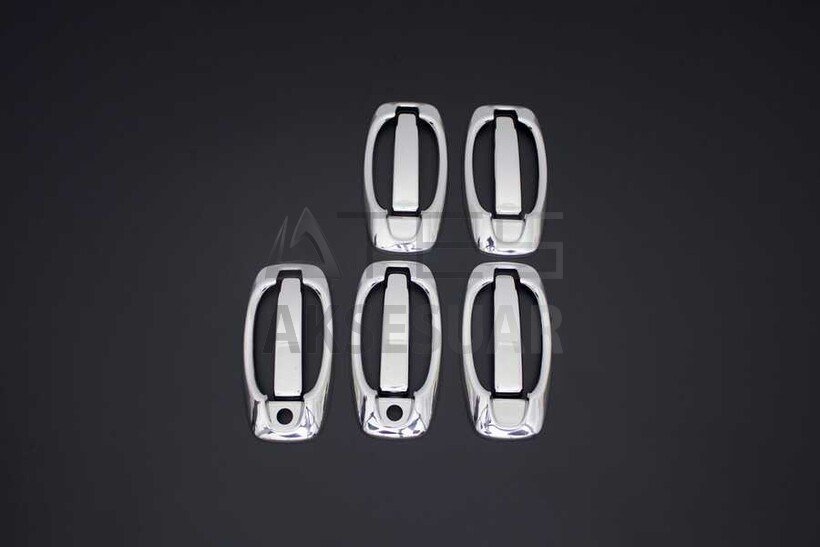 Fiat Fiorino Krom Kapı Kolu 5 Kapı 10 Parça Set 2007 ve Sonrası