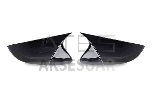 Peugeot 208 Yarasa Ayna Kapağı Piano Siyah ABS 2012-2019 Arası