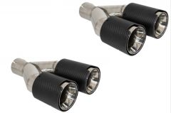 5 SERISI G30 İÇİN UYUMLU   M5 GÖRÜNÜM DİFÜZÖR VE M5 GÖRÜNÜM EGZOZ SETİ (PARLAK SİYAH DİFÜZÖR)