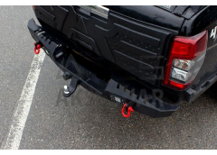 Mitsubishi L200 Dakar Çelik Arka Tampon Ledli (Sensörsüz) 2020 ve Sonrası