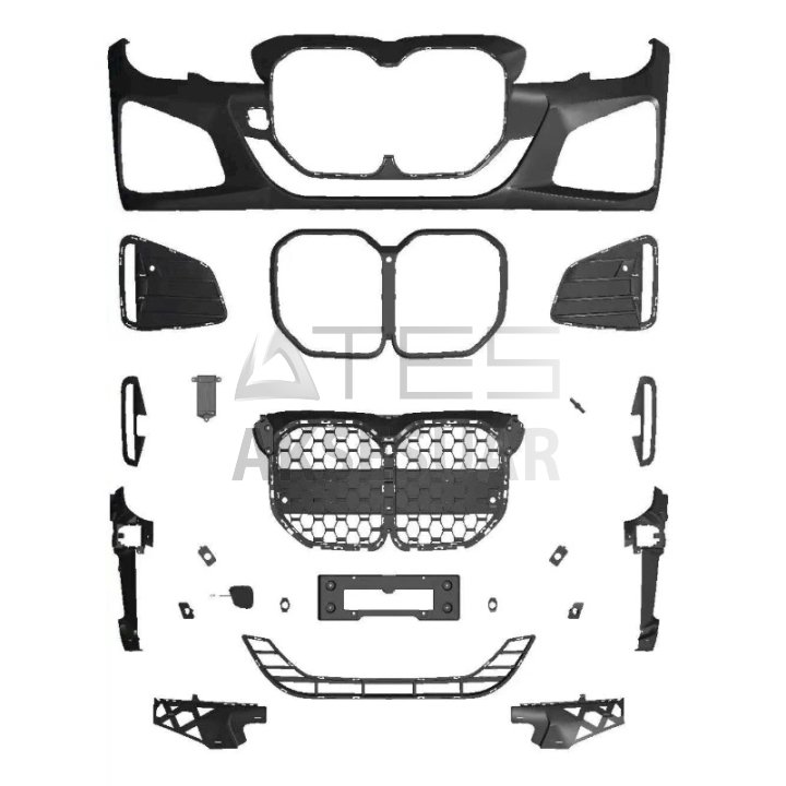 BMW 3 SERISI G20 İÇİN G22 DÖNÜŞÜM BODY KIT (KROM CERCEVELI)