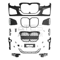 BMW 3 SERISI G20 İÇİN G22 DÖNÜŞÜM BODY KIT (KROM CERCEVELI)