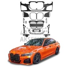 BMW 3 SERISI G20 İÇİN G22 DÖNÜŞÜM BODY KIT (KROM CERCEVELI)