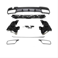 W212 E SERISI IÇIN 63 DIFÜZÖR & EGZOZ SETI (SILVER EGZOZ ILE ) (AMG MAKYAJLI KASA 2013-2016)