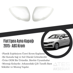 Fiat Egea 2015 Ayna Kapağı ABS Krom