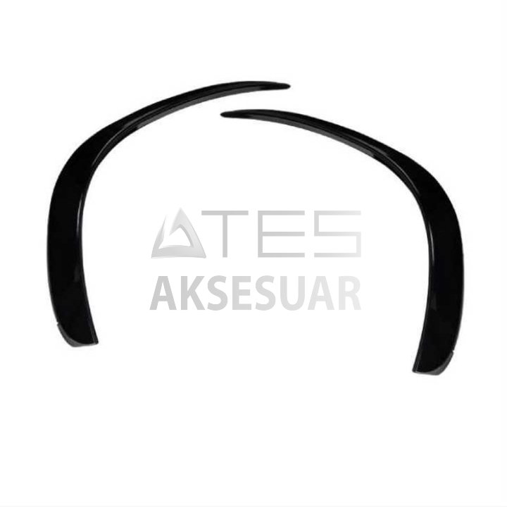 MERCEDES W205 2019+ ÖN TAMPON BIÇAKLARI 2 PARÇA (PIANO BLACK)