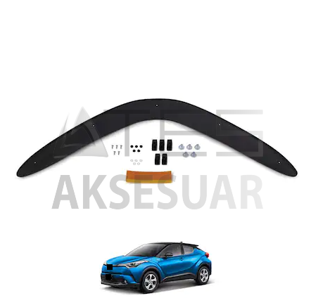 Toyota C-HR Ön Kaput Koruyucu Rüzgarlık 4mm (ABS) 2016