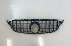 W205 2014-2018 IÇIN UYUMLU C63 ÖN TAMPON & PANJUR SETI (Siyah Trimler)