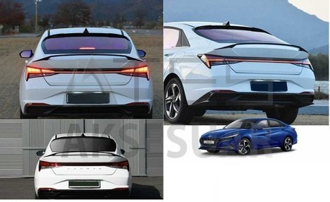 HYUNDAI ELANTRA 2021+ YÜKSEK SPOILER - PIANO BLACK (PARLAK SIYAH)