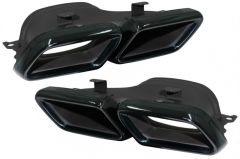 W205 C SERISI IÇIN SIYAH DIFÜZÖR & EGZOZ SETI (AMG SEDAN)  - SIYAH EGZOZ ILE