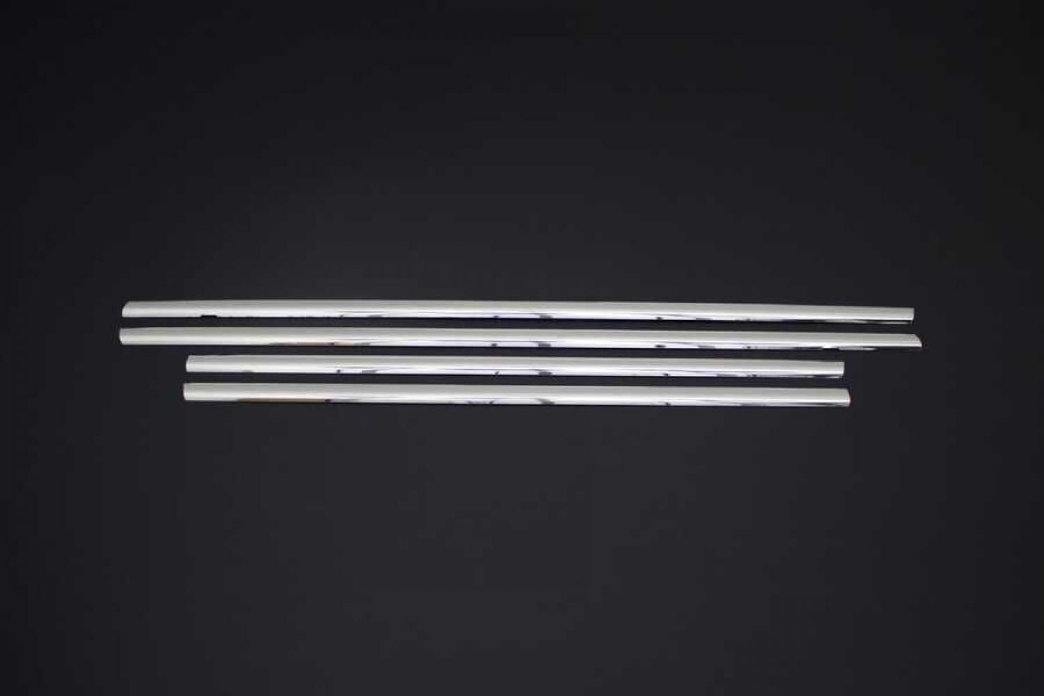 Toyota Yaris Cam Çıtası 4 Parça Paslanmaz Çelik 2012