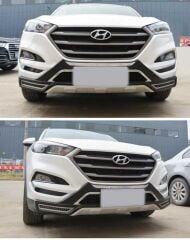 TUCSON IÇIN UYUMLU 2015-2018 ÖN VE ARKA TAMPON KORUMA