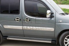 Fiat Doblo Krom Yan Kapı Çıtası 4 Parça Geniş Model 2006-2010 Arası
