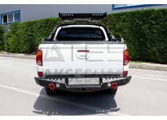 Mitsubishi L200 Dakar Çelik Arka Tampon Ledli (Sensörsüz) 2007-2010 Arası