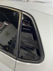 POLO 2019+ IÇIN UYUMLU KELEBEK CAM KAPLAMA - PIANO BLACK