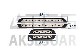 BMW 1 Series (F20) Kapı Eşiği (Dotline) Universal 4 Parça Paslanmaz Çelik+Abs