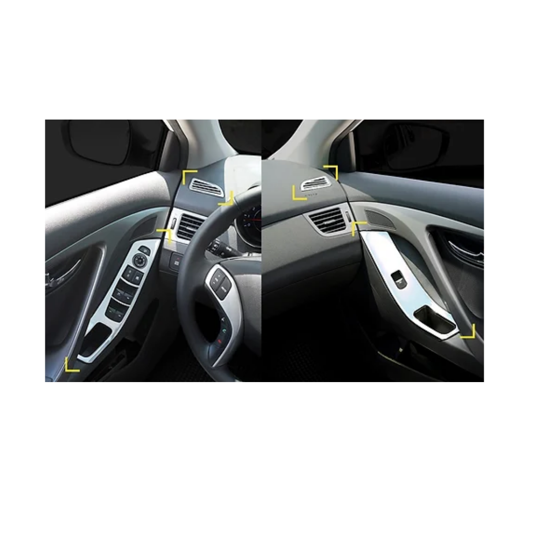 HYUNDAİ ELANTRA KROM İÇ NİKELAJ SETİ 2010-2015