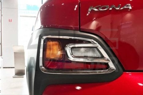 HYUNDAI KONA ARKA SIS KAPLAMA - KROM
