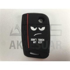 VOLKSWAGEN SUSTALI SİLİKON ANAHTAR KILIFI - EMOJİ