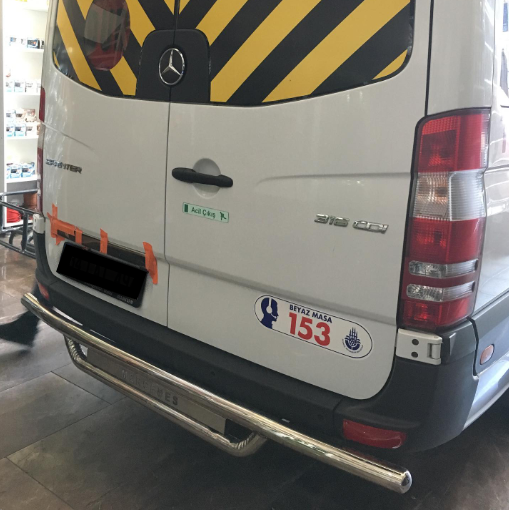 MERCEDES SPRİNTER ARKA KROM KORUMA
