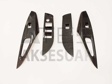 TOYOTA COROLLA 2019+ KAPI KOLÇAK KAPLAMA - KARBON