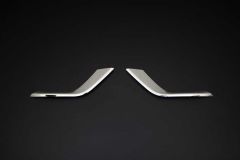 Ford Courier Sis Farı Çerçevesi 2 Parça Paslanmaz Çelik 2018>