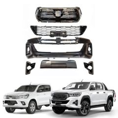 HILUX ROCCO BODY KIT 2016-2020 IÇIN UYUMLU (ÖN TAMPON,PANJUR,ALT IZGARA,SIS KAPAKLARI)