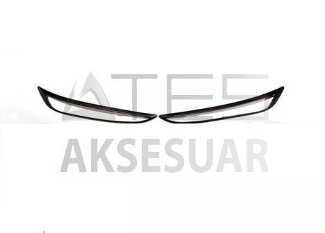 HYUNDAI KONA ÖN GÜNDÜZ LEDI ÇERÇEVE - PIANO BLACK