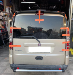 FİAT DOBLO ARKA KROM KORUMA