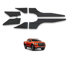 Isuzu D-Max 2021- Yarasa Yan Kapı Kaplama 6 Prç.
