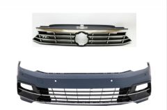 PASSAT 2015+ IÇIN UYUMLU  B8 R-LINE ÖN TAMPON+PANJUR