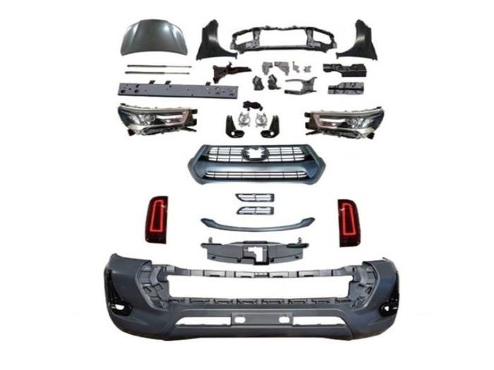 HILUX VIGO(2004-2015) IÇIN UYUMLU YENI KASA DÖNÜSÜM 2021 REVO BODY KIT - FULL SET
