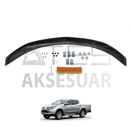 Mitsubishi L200 Ön Kaput Koruyucu Rüzgarlığı 4mm Akrilik