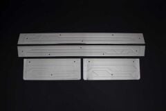 Ford Custom Kapı Eşik Nikelajı Paslanmaz Çelik 3 Parça 2013>