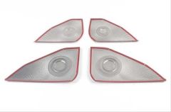 GOLF 8 IÇIN UYUMLU HARMAN KARDON  KAPI HOPARLÖR KAPLAMA - TITANYUM SIYAH