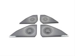 GOLF 8 IÇIN UYUMLU HARMAN KARDON  KAPI HOPARLÖR KAPLAMA - TITANYUM SIYAH