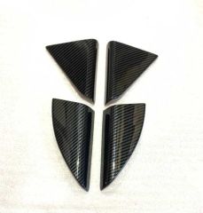 TUCSON IÇIN UYUMLU 2015-2018 KAPI CAM KENAR KAPLAMA SETI-KARBON