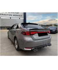 TOYOTA COROLLA 2019+ LED STOP SPOILER KIRMIZI