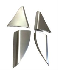 TUCSON IÇIN UYUMLU 2015-2018 KAPI CAM KENAR KAPLAMA SETI-SILVER