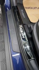 TUCSON IÇIN UYUMLU 2015-2018 KAPI ESIK KORUMA -TITANYUM SIYAH