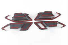 GOLF 8 IÇIN UYUMLU IC KAPI ACMA KOLU KAPLAMA - KARBON