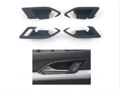 GOLF 8 IÇIN UYUMLU IC KAPI ACMA KOLU KAPLAMA - KARBON