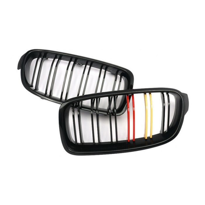 4 SERISI F32 IÇIN UYUMLU   2013-2019 M4 GÖRÜNÜM BOBREK (CIFT CIZGI PANJUR) ALMAN RENK